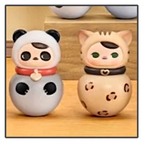 Pop Mart Pucky Roly-Poly Kitty Series Figurine - Panda - Picture 10 of 16